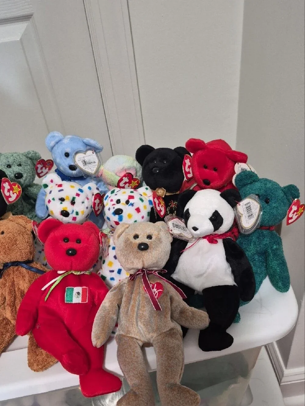 Ty Beanie Babies Plush Bear Collection - Lot Of 26